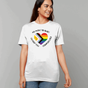 Gildan Heavy Cotton T-Shirt We wont be quiet WHITE