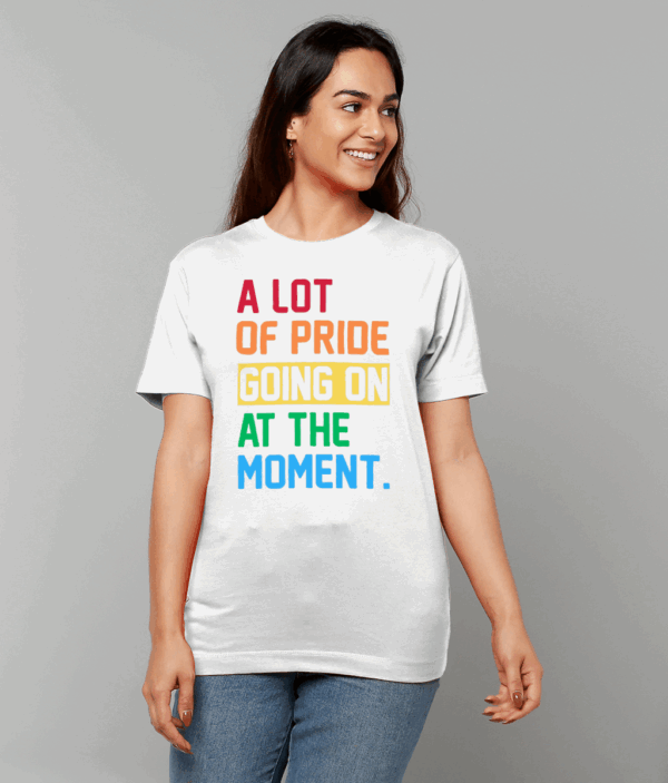 Gildan Heavy Cotton T-Shirt White "A lot of pride going on"