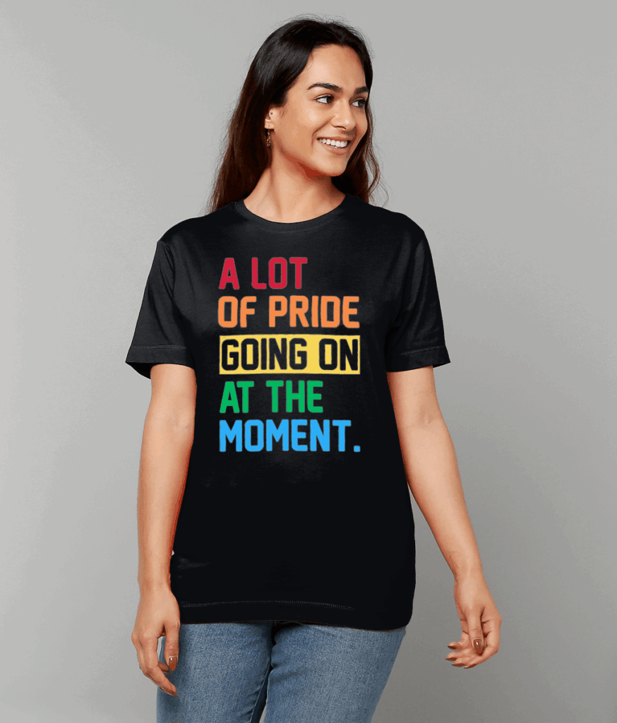 Gildan Heavy Cotton T-Shirt Black "A lot of pride going on"